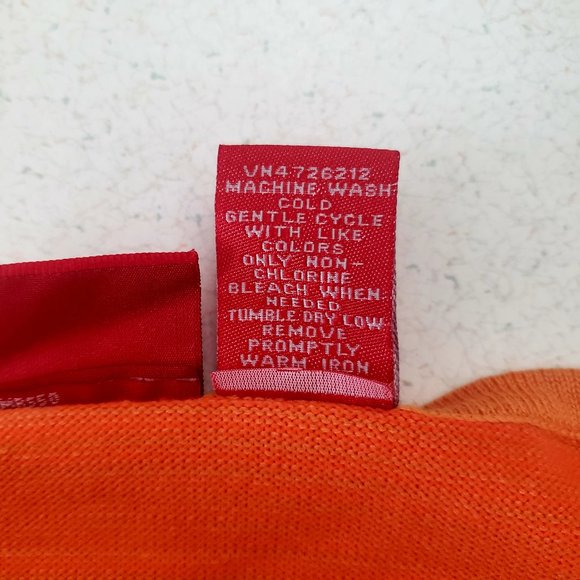 Mossimo Halter Neck Sleeveless Stripe Orange Womens Top SZ M, NWT - Picture 14 of 15